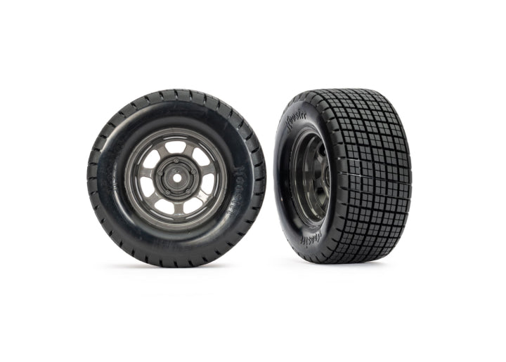 TRAXXAS 10473X Tires & Wheels Hoosier / Dirt Oval 2WD Front (2)