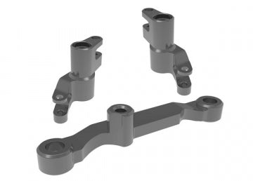 Traxxas 10743-GRAY Steering Bellcranks Alu Gray Mini Maxx/XRT