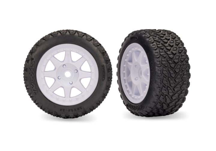 Tires & Wheels Rally / Mini Rally White Rear (2)