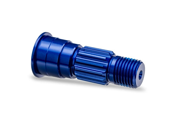 TRAXXAS 10953-BLUE Stub Axle Front Alu Blå Funco Sand Car