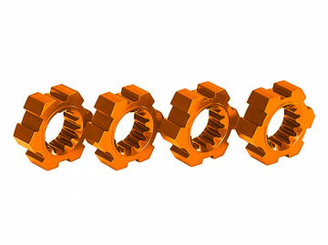 Traxxas 7756-ORNG Wheel Hubs Alu Orange (4) X-Maxx, XRT