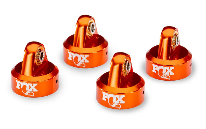 TRX8465 Shock Caps Aluminium Orange Fox GTR (4)