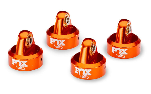 TRX8465 Shock Caps Aluminium Orange Fox GTR (4)