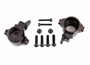 Traxxas 9635A Steering Blocks Alu Grey (Pair) Sledge