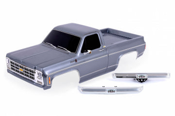TRAXXAS 9212-SLVR Body Chevrolet K10 (1979) Complete Silver