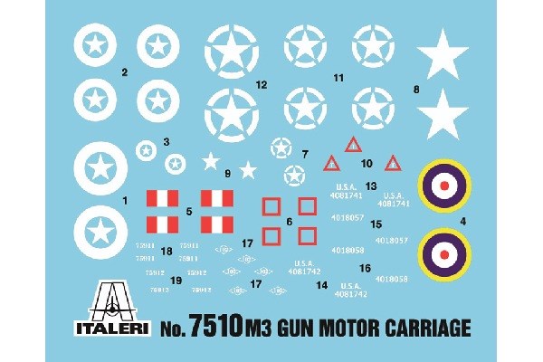1:72 M3 75mm HALF TRACK (2 F.A.)