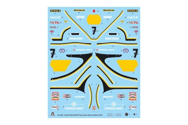 1:9 Suzuki RG 500 XR27 1978 Team Heron