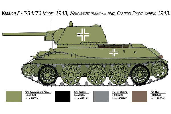 1:35 T-34/76 Model 1943 (premium edition)