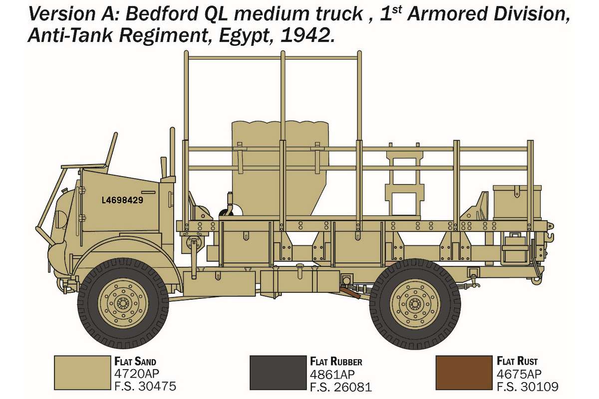 1:35 Bedford QL medium truck