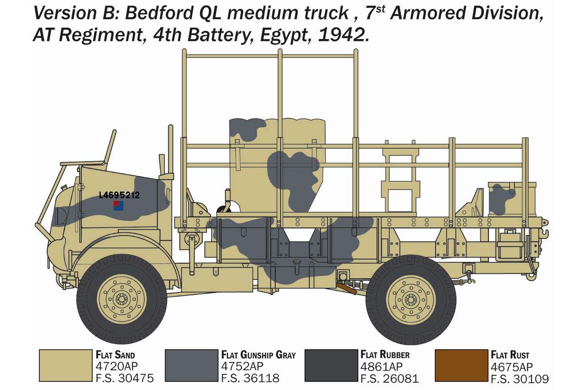 1:35 Bedford QL medium truck