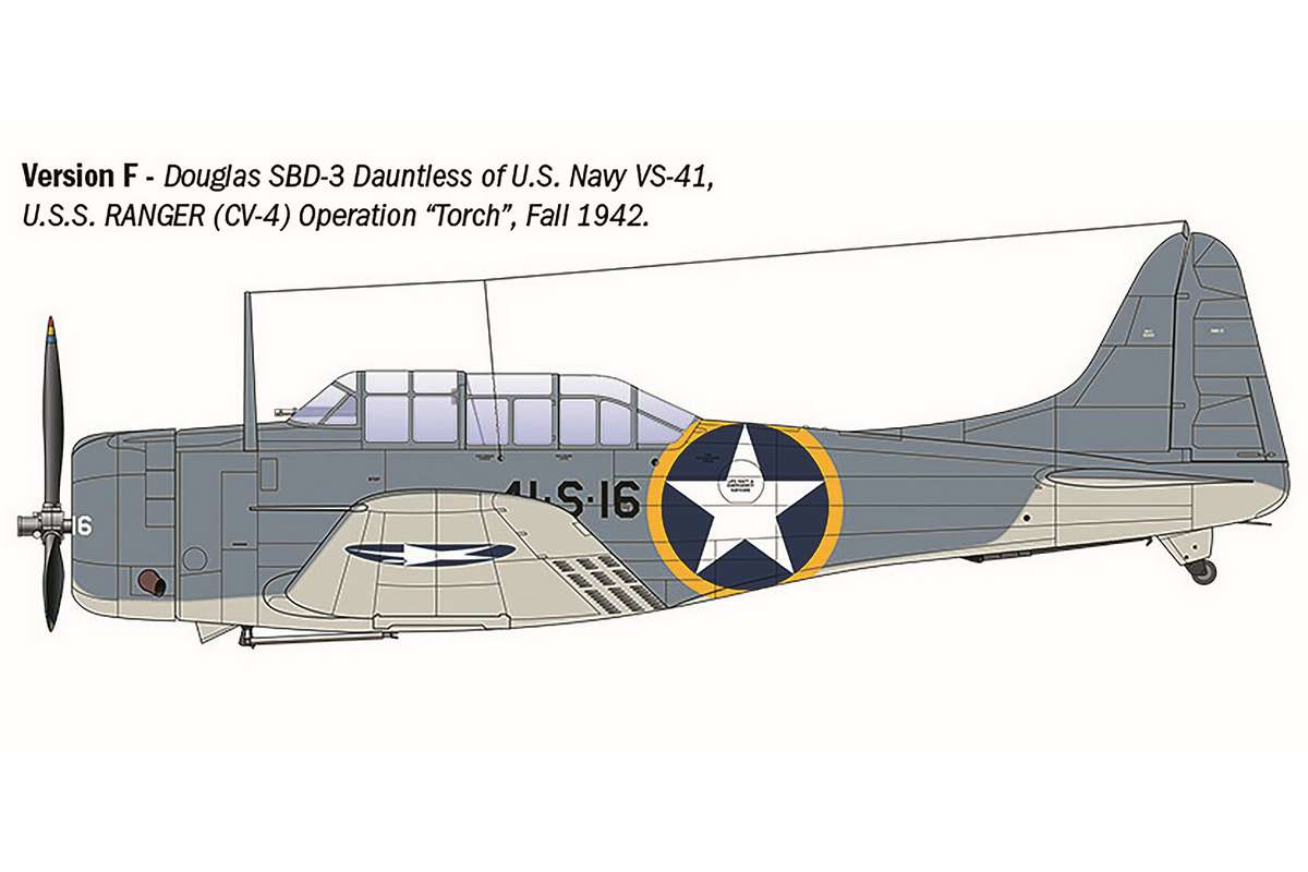 1:48 USN SBD-3 Dauntless