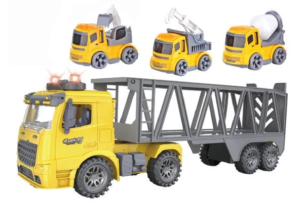 Contruck Car Transporter with Lights and Sound 1:14