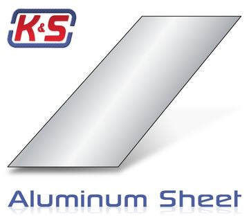 K&S 16256 - Aluminium Sheet 0.8x150x305mm (.032) (1)