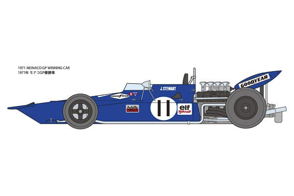 1/12 Tyrrell 003 1971 Monaco GP