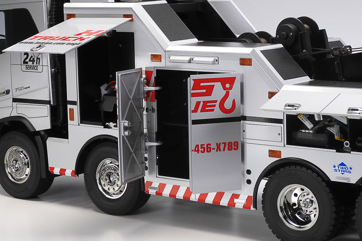 1/14 R/C Volvo FH16 750 8x4 Tow Truck (Silver Edit