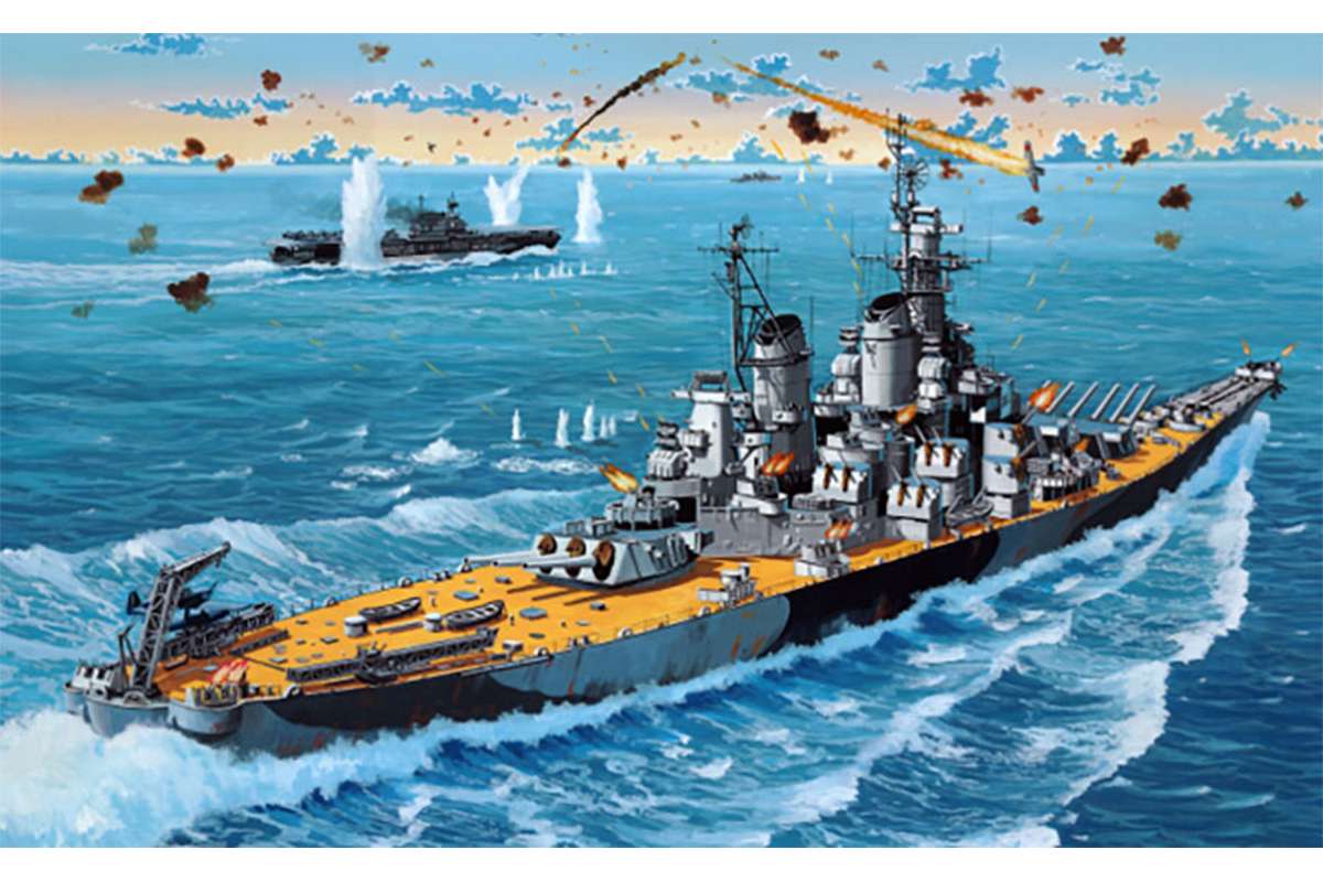 USS New Jersey 1:1200