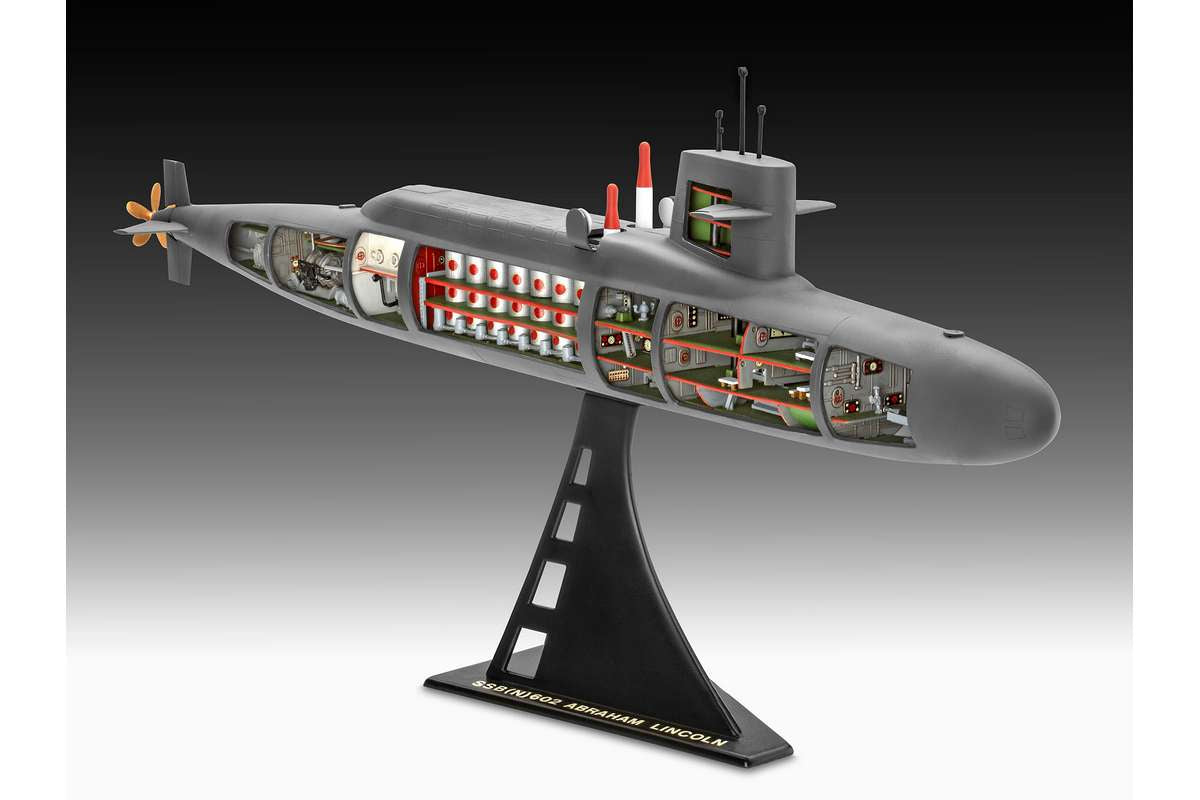 S.S.B. Abraham Lincoln with Interior 1:253