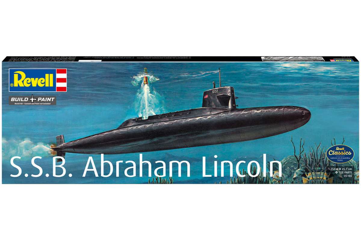 S.S.B. Abraham Lincoln with Interior 1:253