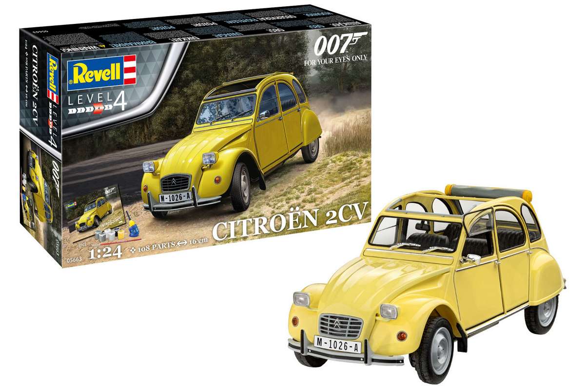 Gift set James Bond \'Citroen 2 CV\' 1:24