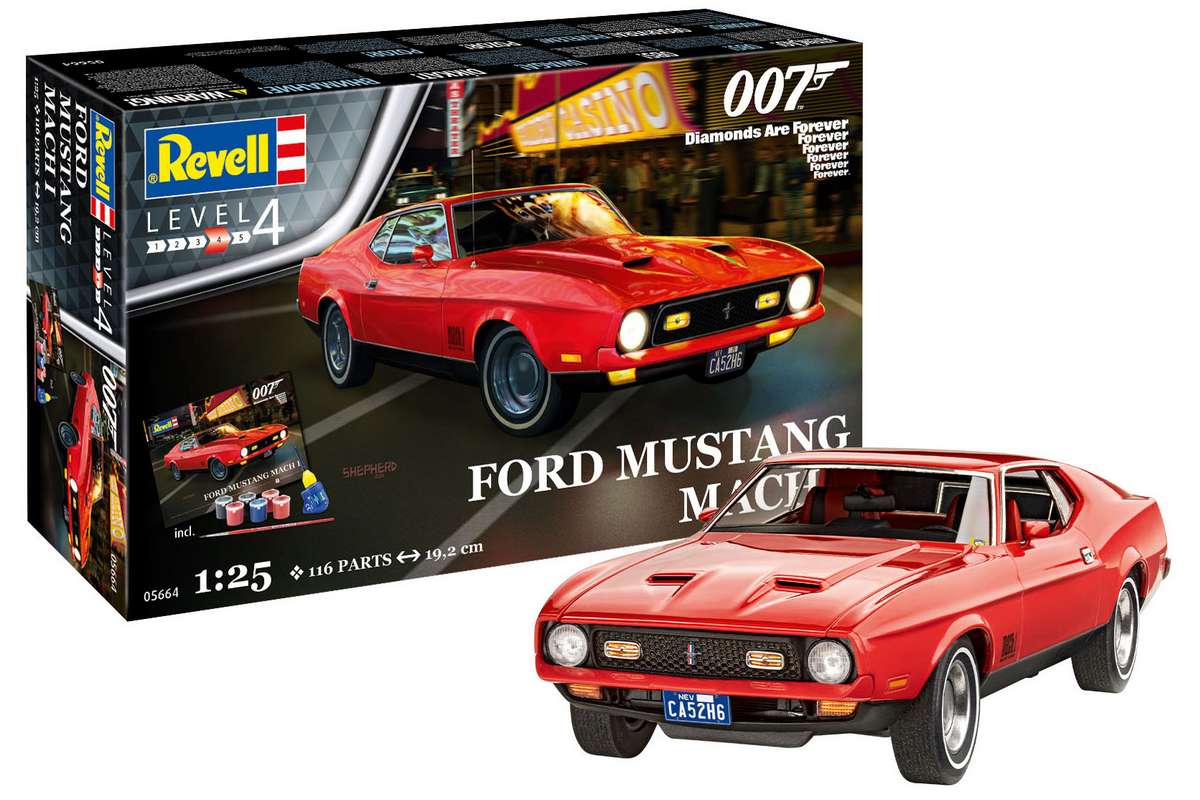 Gift set James Bond \'Ford Mustang I\' 1:25