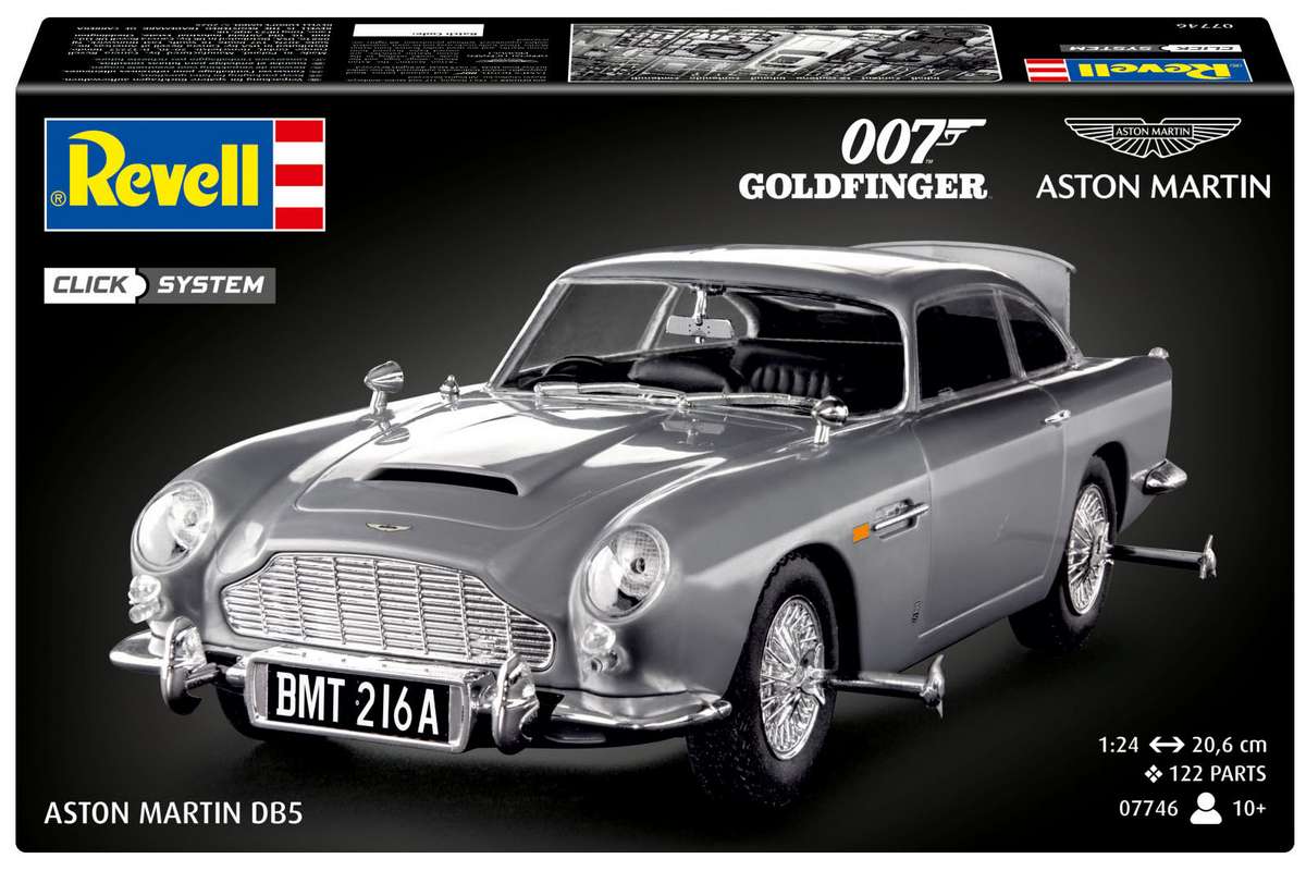James Bond Aston Martin DB5 1:24 click system