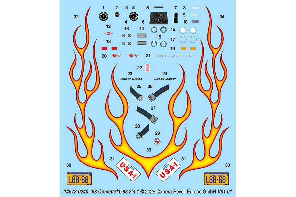 1968 Corvette L/88 Convertible 2\'N1 1:25