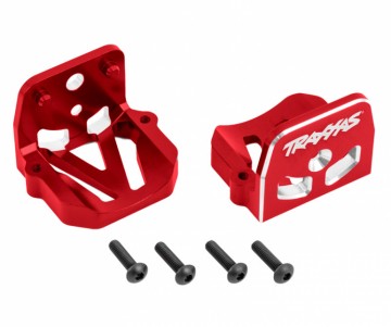 Traxxas 7760-RED Motor Mounts Front & Rear Set Alu Red X-Maxx, XRT