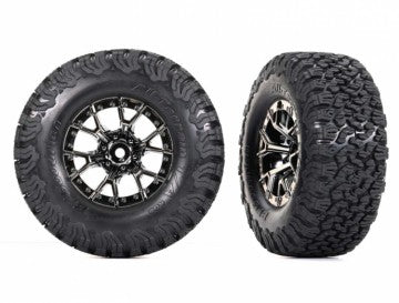 Traxxas 10187-BLKCR Tires & Wheels BFGoodrich All-Terrain T/A 2.2/3.0'' 2WD Front/4WD (2)