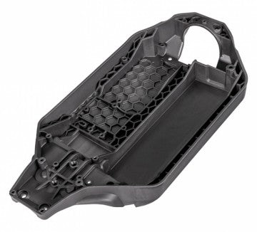 Traxxas 6723X Main Chassis (Long Battery) Charcoal Gray Rustler 4x4