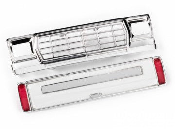 Traxxas 9819-WHT Grill, Tailgate White with LED Lenses Ford F-150 TRX-4M