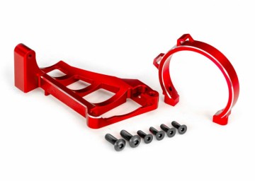 Traxxas 10262-RED Motor Mounts Front & Rear Set Alu Red Maxx Slash