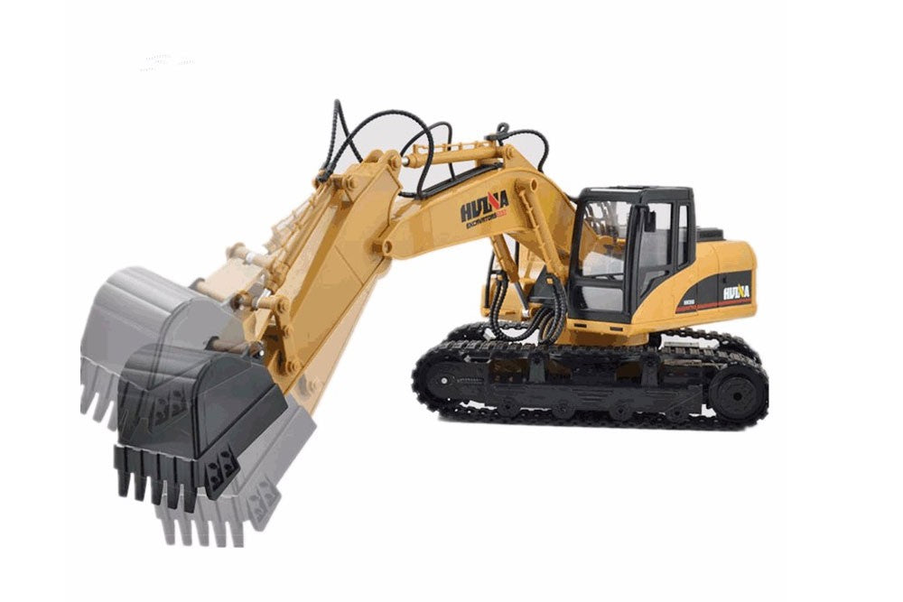 DEMO Remote-controlled excavator with many functions!