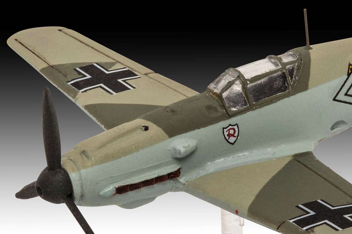 Model Set Messerschmitt Bf109E & Ju87B Stuka 1:144
