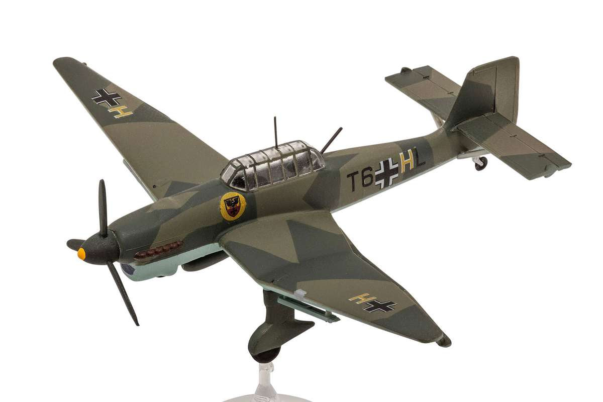 Model Set Messerschmitt Bf109E & Ju87B Stuka 1:144
