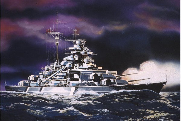 Model Set Bismarck 1:1200