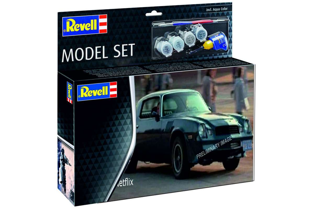 Model Set \'Stranger Things\' Chevy Camaro Z/28 1:25