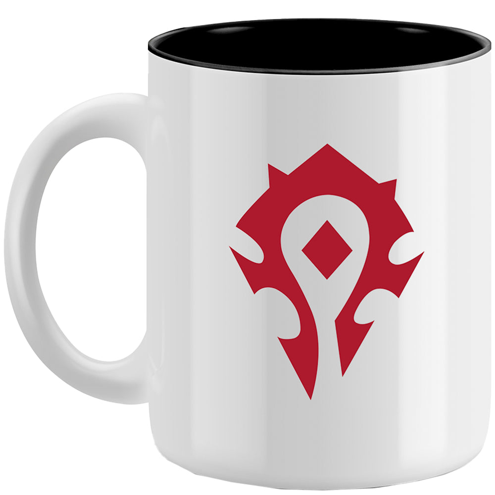 Mug World of Warcraft: Horde (white) - 11 OZ (325 ml), with Gift Packaging