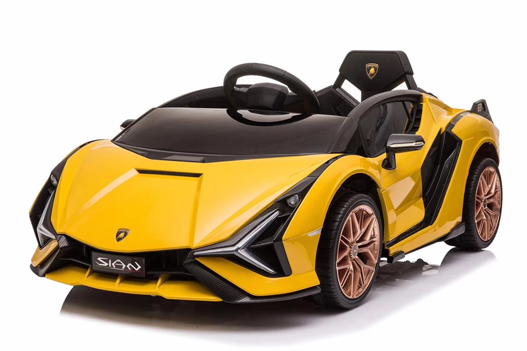 Lamborghini Sian 12V Yellow – Electric kids' car with 4x12V motors