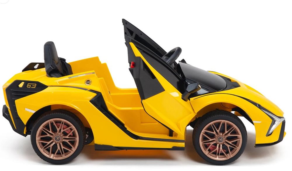Lamborghini Sian 12V Yellow – Electric kids' car with 4x12V motors
