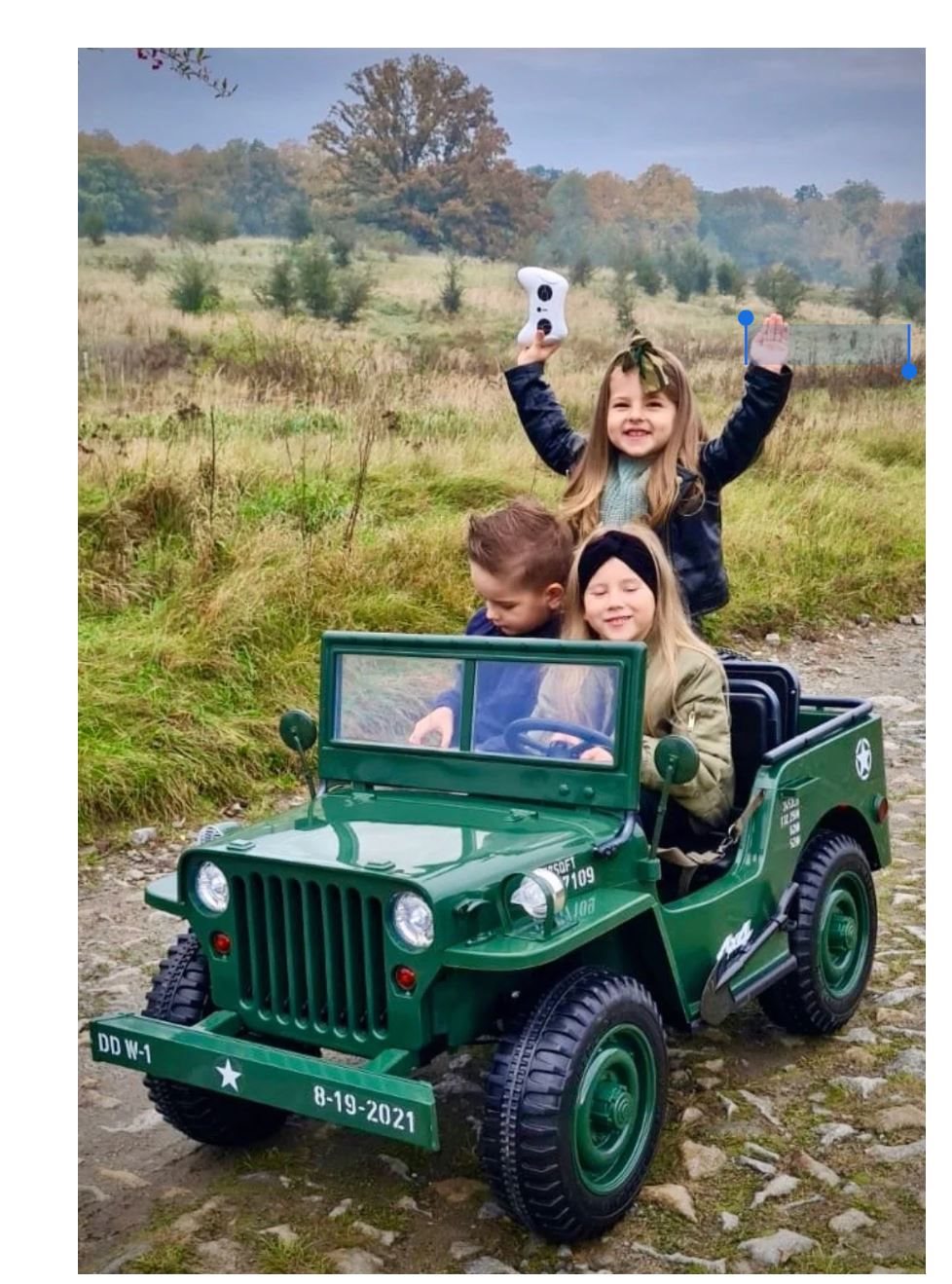 Azeno Explorer Army 3-seater 4x24V