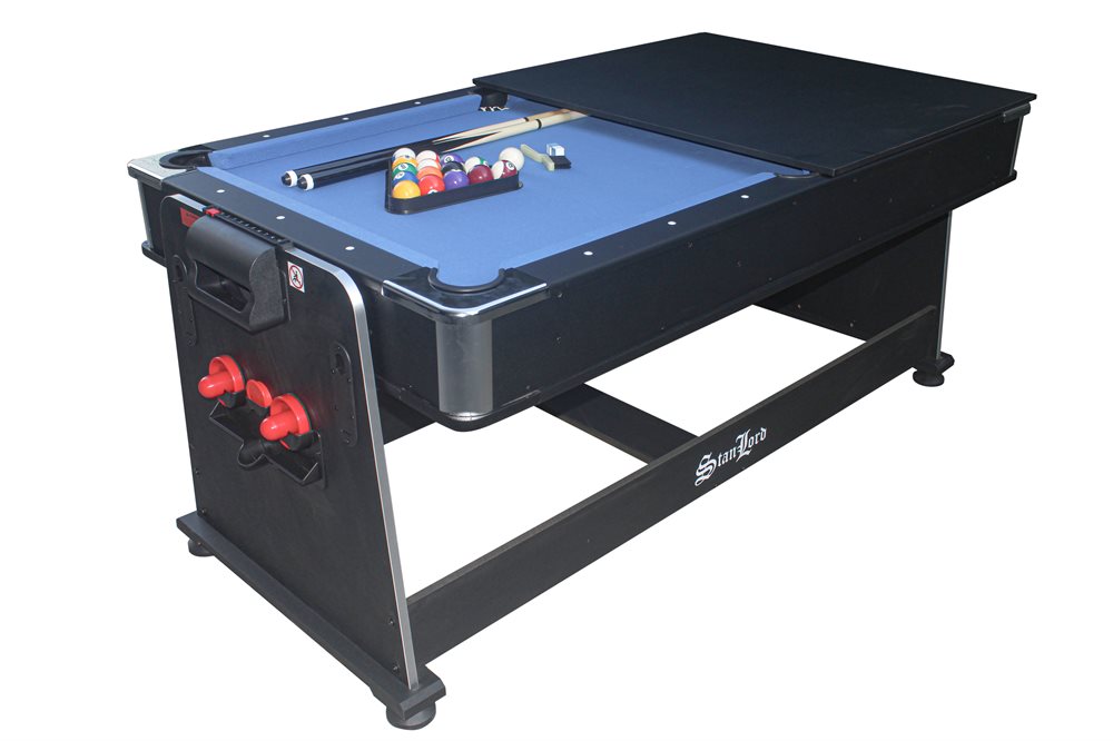 Stanlord Lucca 6" Multi Table – Billiards, Air Hockey and Table Tennis