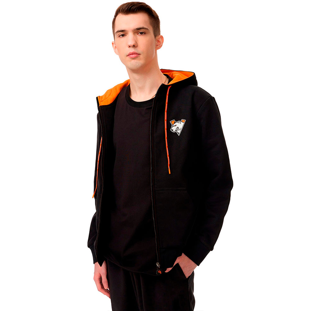 Virtus.pro basic collection zip hoodie black, S
