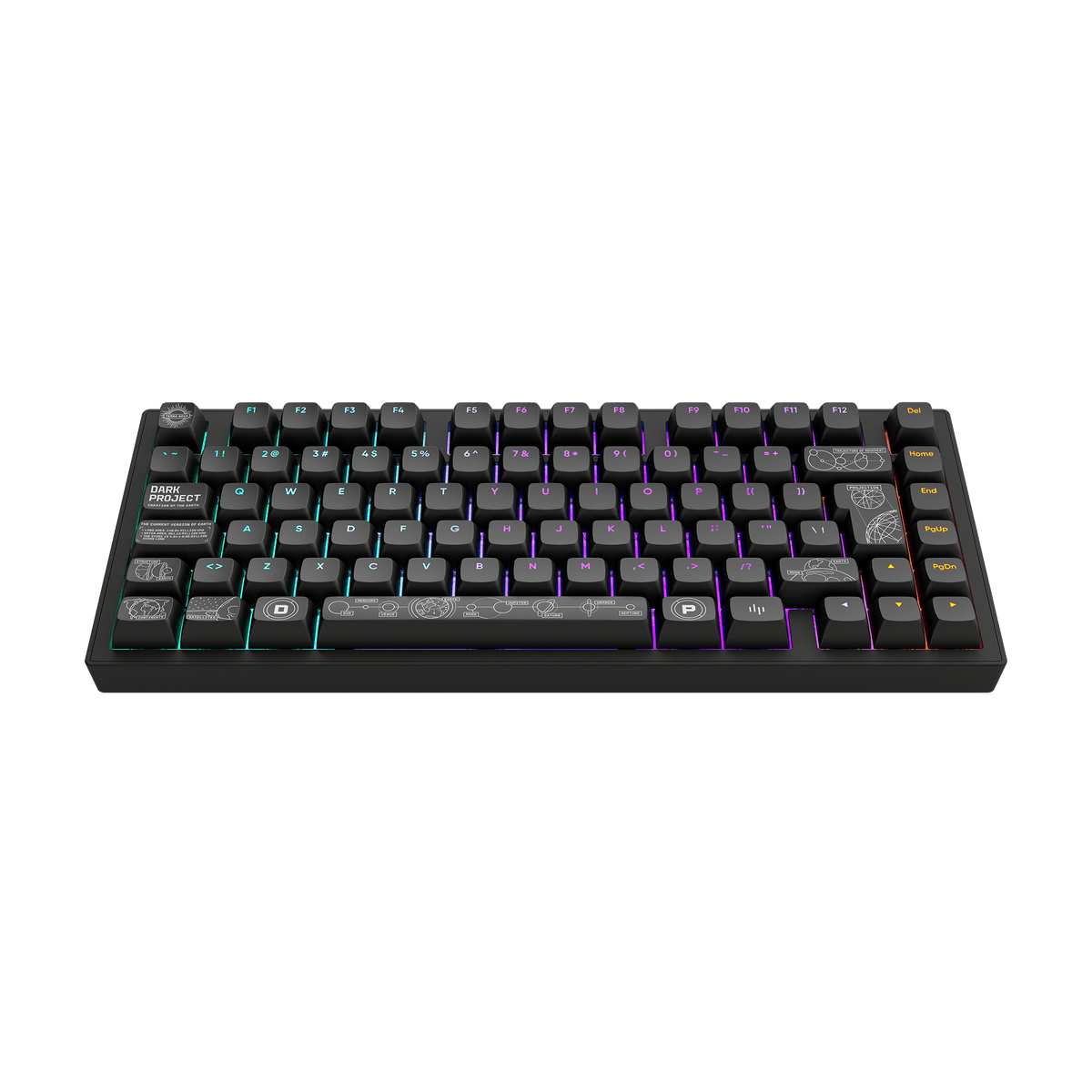 Dark Project ALU Terra Nova Black - Wireless Gaming Keyboard (ISO DE)