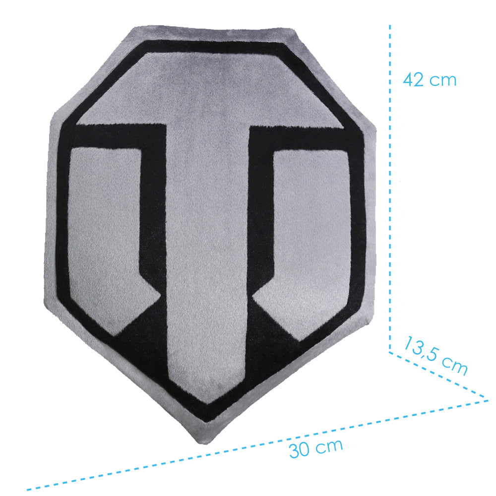 Pillow World of Tanks, 42 cm grey