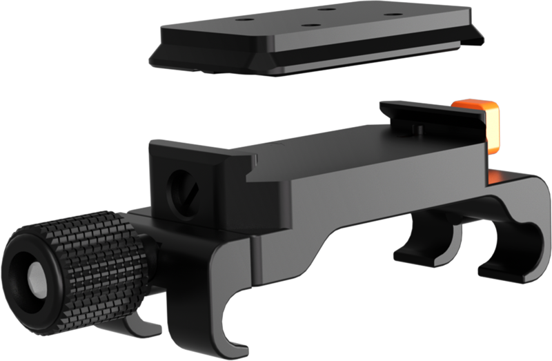 Quick mounting bracket for Cerulean Omiscan 450 FS sonar 100m