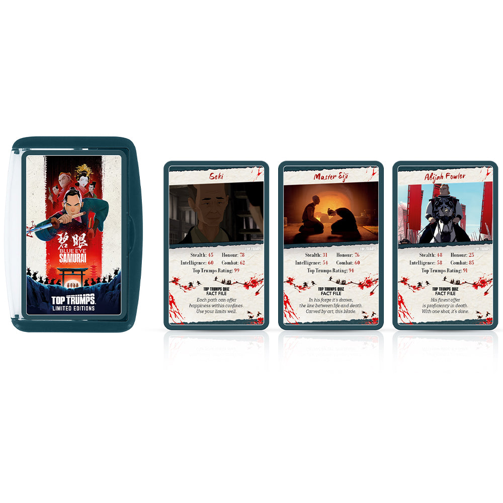 Winning Moves - Top Trumps-Limited Edition- Blue Eye Samurai English