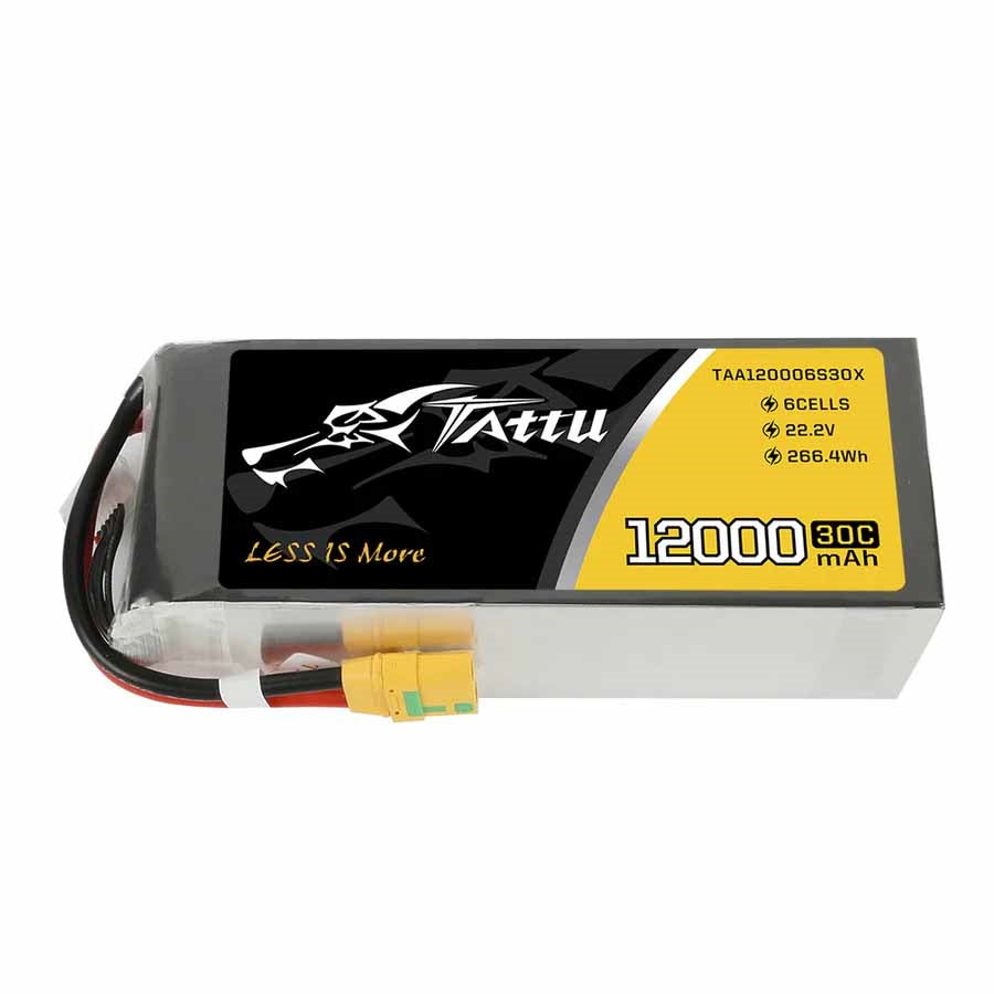 Gensace Tattu Plus LiPo 6S-22.2V-12000-30C (XT90) 192x72x54mm 1544g
