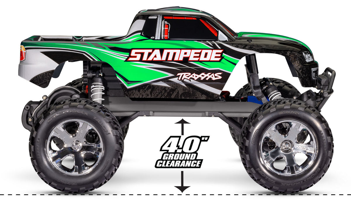 Traxxas Stampede 2WD w. LIGHTS, battery and charger