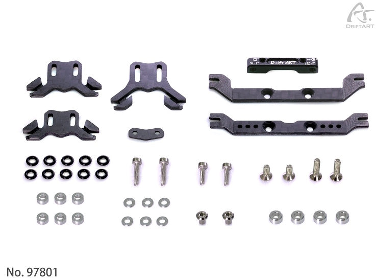 Drift Art 97801 - New 1/28 Universal Body Mount Set