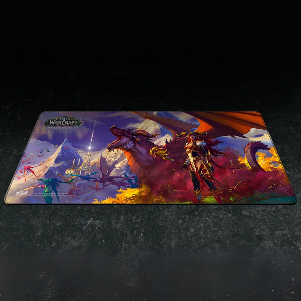 World Of Warcraft Dragonflight: Alexstrasza & Dragon, Mousepad, XL
